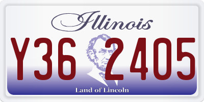 IL license plate Y362405