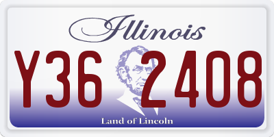 IL license plate Y362408