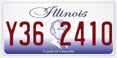 IL license plate Y362410
