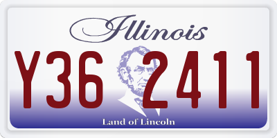 IL license plate Y362411