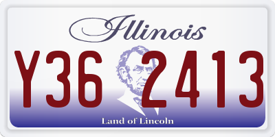 IL license plate Y362413
