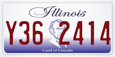 IL license plate Y362414