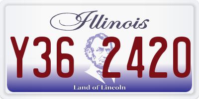 IL license plate Y362420