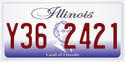 IL license plate Y362421