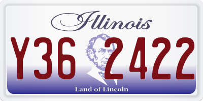 IL license plate Y362422