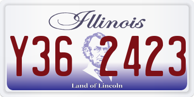 IL license plate Y362423