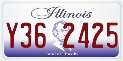 IL license plate Y362425