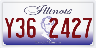 IL license plate Y362427