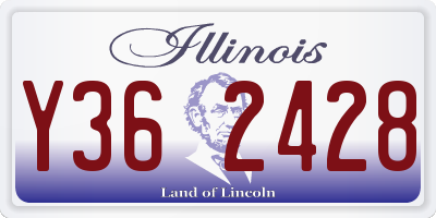 IL license plate Y362428