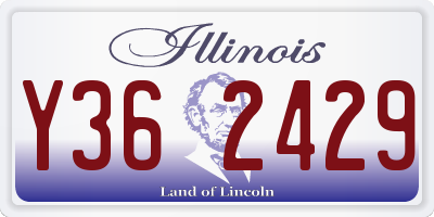 IL license plate Y362429