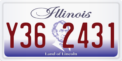 IL license plate Y362431