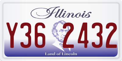 IL license plate Y362432