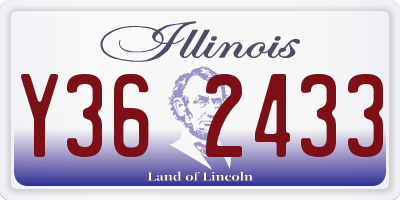 IL license plate Y362433