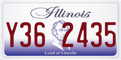 IL license plate Y362435