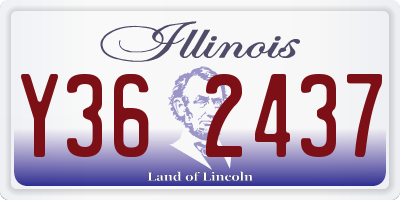 IL license plate Y362437