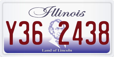 IL license plate Y362438
