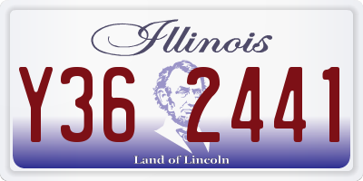 IL license plate Y362441
