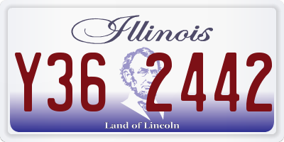 IL license plate Y362442