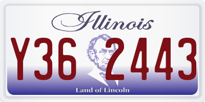 IL license plate Y362443