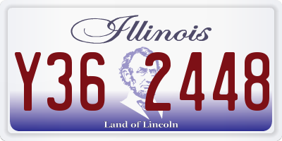IL license plate Y362448
