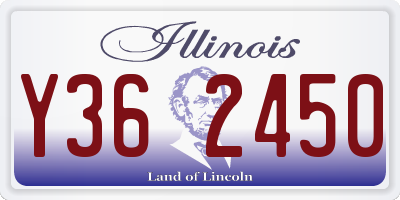 IL license plate Y362450