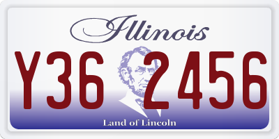 IL license plate Y362456