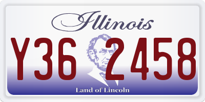 IL license plate Y362458