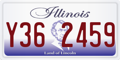 IL license plate Y362459