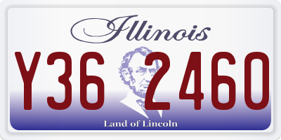 IL license plate Y362460