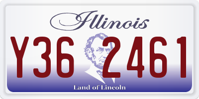 IL license plate Y362461