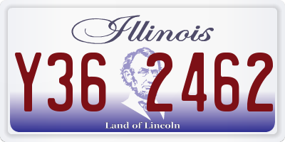 IL license plate Y362462