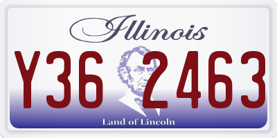 IL license plate Y362463