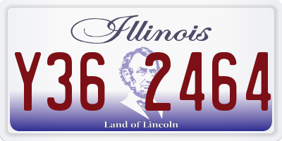 IL license plate Y362464
