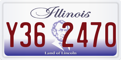 IL license plate Y362470