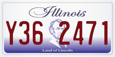 IL license plate Y362471