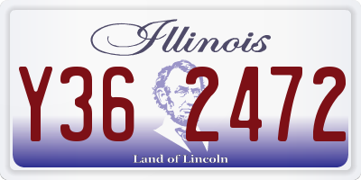 IL license plate Y362472