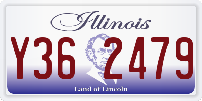 IL license plate Y362479