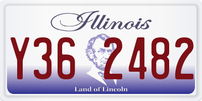 IL license plate Y362482