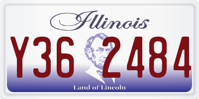 IL license plate Y362484