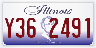 IL license plate Y362491