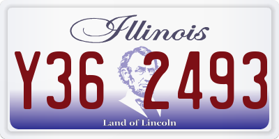 IL license plate Y362493