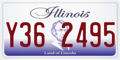 IL license plate Y362495