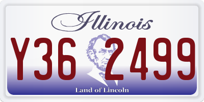 IL license plate Y362499