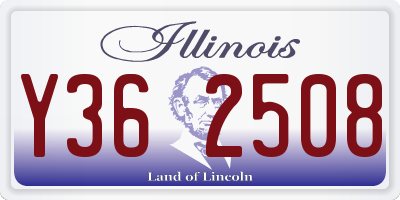 IL license plate Y362508