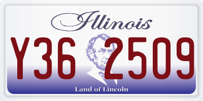 IL license plate Y362509