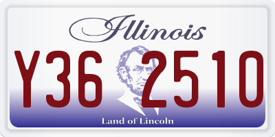 IL license plate Y362510