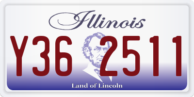 IL license plate Y362511