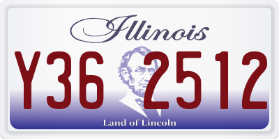 IL license plate Y362512