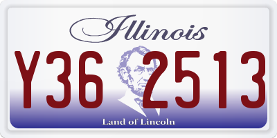 IL license plate Y362513