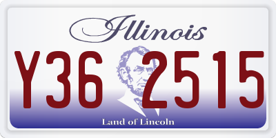 IL license plate Y362515